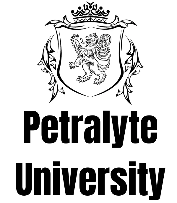 Petralyte University logo with crest